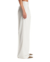White Wool Trousers | PDP | Antonia