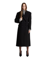 Black Hourglass Coat - ROHE WOMEN | PLP | Antonia