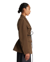 Brown Belted Jacket | PDP | Antonia