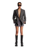 Gray Double-Breasted Jacket | PDP | Antonia