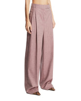 Mauve Melange Tailored Pants | PDP | Antonia