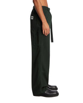 Sacai x Carhartt Wide Green Belted Jeans | PDP | Antonia