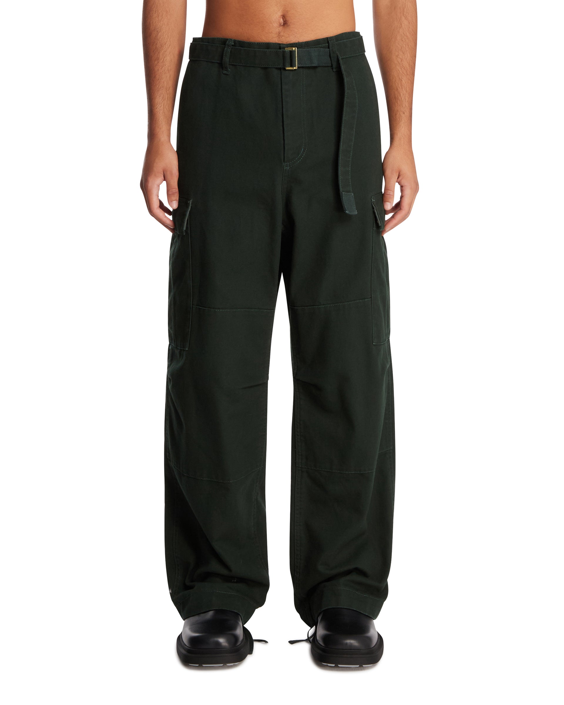 Sacai x Carhartt Green Wide Cargo Pants | SACAI - Antonia
