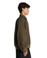 Green Nylon and Cotton Jacket | PDP | Antonia