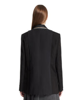 Black Double-Breasted Tailored Blazer | PDP | Antonia