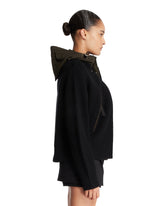 Black Multi-layered Jacket | PDP | Antonia