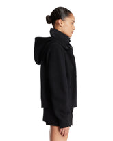 Giacca Con Cappuccio Nera | PDP | Antonia