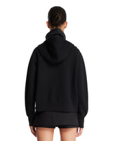 Giacca Con Cappuccio Nera | PDP | Antonia