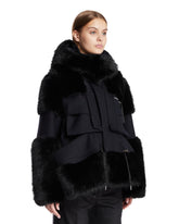 Blue Multi-Pocket Coat | PDP | Antonia