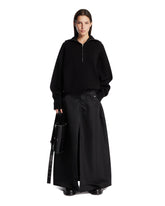 Gonna Strutturata In Nylon Nera - Sacai donna | PLP | Antonia