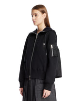 Black Hooded Jacket | PDP | Antonia