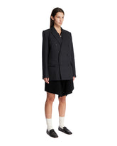 Gray 2-in-1 Multimaterial Coat | PDP | Antonia