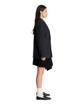 Gray 2-in-1 Multimaterial Coat | PDP | Antonia