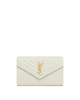 Pochette Con Catena Cassandre Bianca - Saint laurent donna | PLP | Antonia