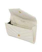 Portafoglio Cassandre Matelasse Envelope Piccolo Bianco - Saint laurent donna | PLP | Antonia