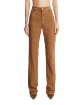 Pantaloni Clyde A Coste Marroni - Saint laurent donna | PLP | Antonia