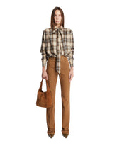 Pantaloni Clyde A Coste Marroni - Saint laurent donna | PLP | Antonia