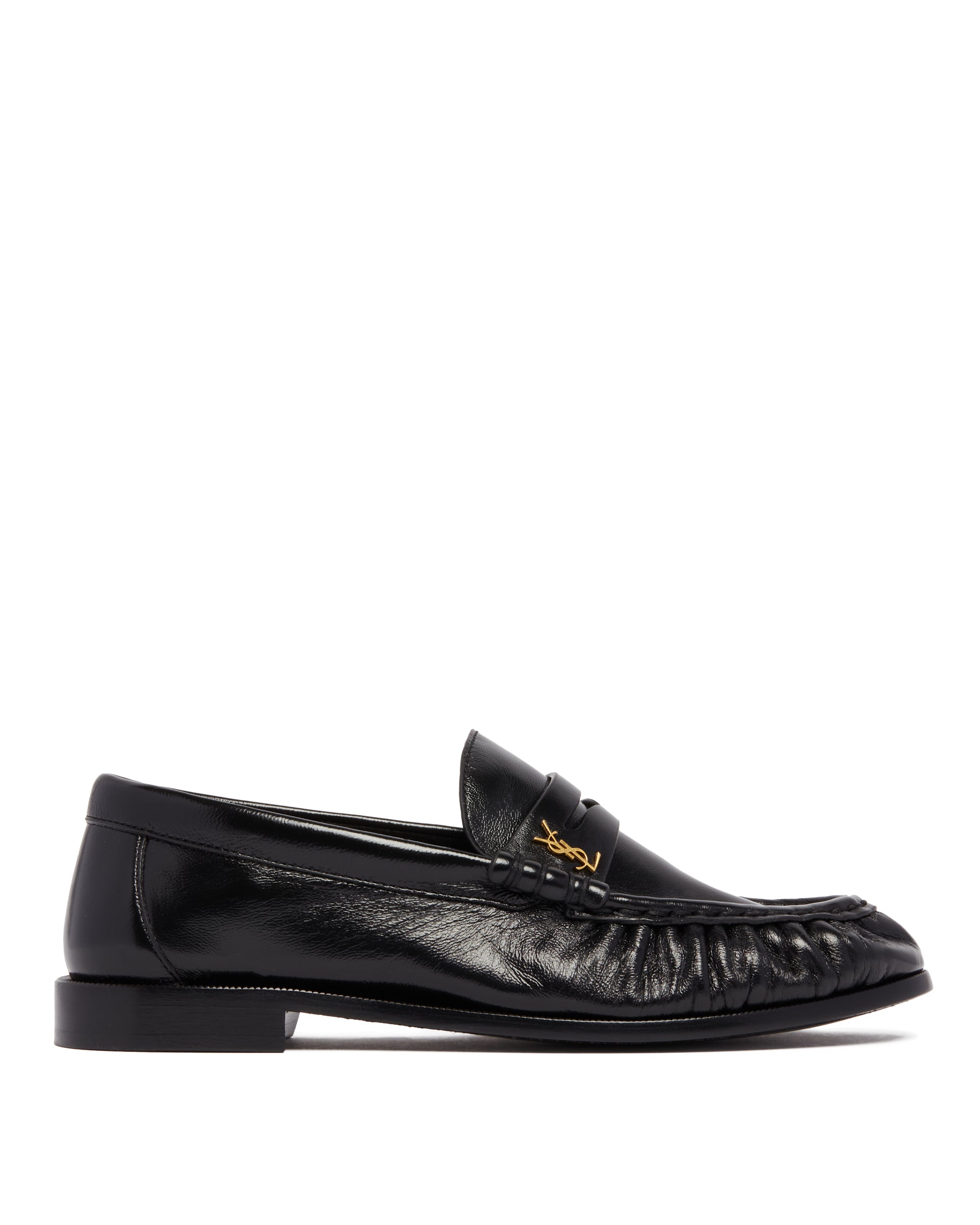 Black Le Loafer Leather Loafers. | SAINT LAURENT - Antonia