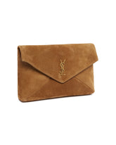 Pochette Envelope Cassandre Grande Marrone | PDP | Antonia