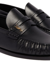 Black Le Loafer Leather Loafers. | PDP | Antonia