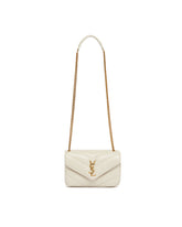 White Mini Loulou Quilted Leather Bag | PDP | Antonia
