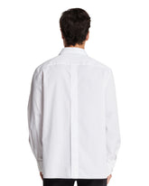 White Cotton Shirt with Logo | PDP | Antonia