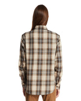 Beige Cassandre Lavalliere Shirt | PDP | Antonia