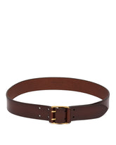 Brown Leather Motorcycle Belt | PDP | Antonia