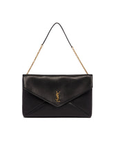 Black XXL Cassandre Envelope Clutch | PDP | Antonia