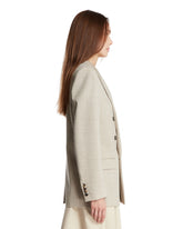 Beige Double-Breasted Blazer | PDP | Antonia