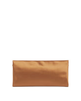Beige Satin Evening Clutch - Women's bags | PLP | Antonia