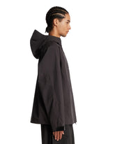 Gray Stellina Hooded Jacket with Zip | PDP | Antonia