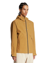 Beige Stellina Hooded Jacket with Zip | PDP | Antonia