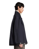 Cappotto Corto Mackintosh Teviot Blu | PDP | Antonia