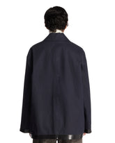 Cappotto Corto Mackintosh Teviot Blu | PDP | Antonia