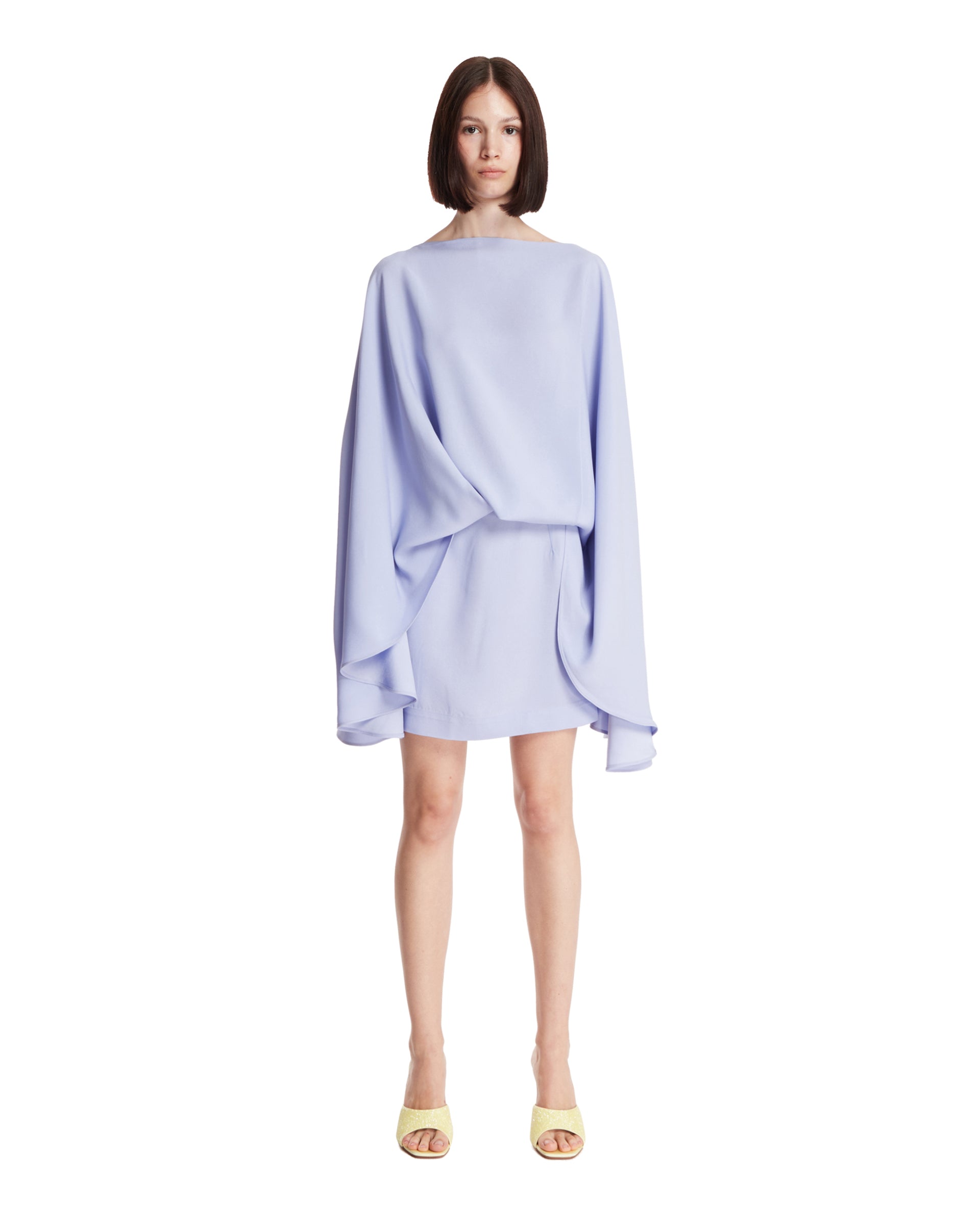 taller marmo purple dress Taller Marmo, Bacall draped satin gown, Women, Purple, XL, Dresses, Materialmix