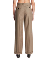 Beige Sorina Wool Trousers | PDP | Antonia