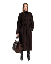 Brown Solana Suede Coat - Women's clothing | PLP | Antonia