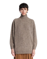 Beige Mirai Cashmere Turtleneck Sweater - Women's clothing | PLP | Antonia
