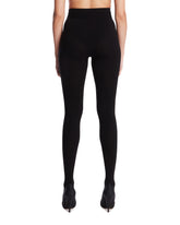 Black Mimi Viscose Tights | PDP | Antonia