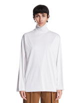 White Silk and Cotton Top - the row women | PLP | Antonia