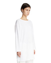 White Cotton Oversized T-Shirt | PDP | Antonia