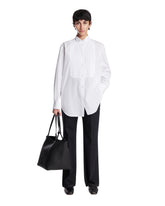 White Erelia Cotton Shirt - the row women | PLP | Antonia