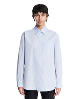 Light Blue Gavina Cotton Shirt - the row women | PLP | Antonia