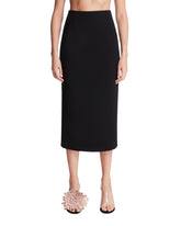 Black Wool Midi Skirt - Women's skirts | PLP | Antonia