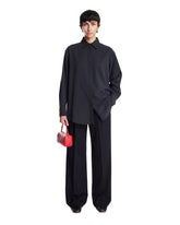 Blue Wool Trousers - Women's clothing | PLP | Antonia