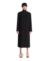 Black Wool Coat - the row women | PLP | Antonia