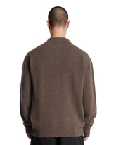 Brown Cashmere Leach Polo | PDP | Antonia