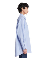 Blue Luka Light Cotton Shirt | PDP | Antonia