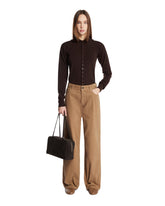Beige Eglitta Corduroy Pants | PDP | Antonia